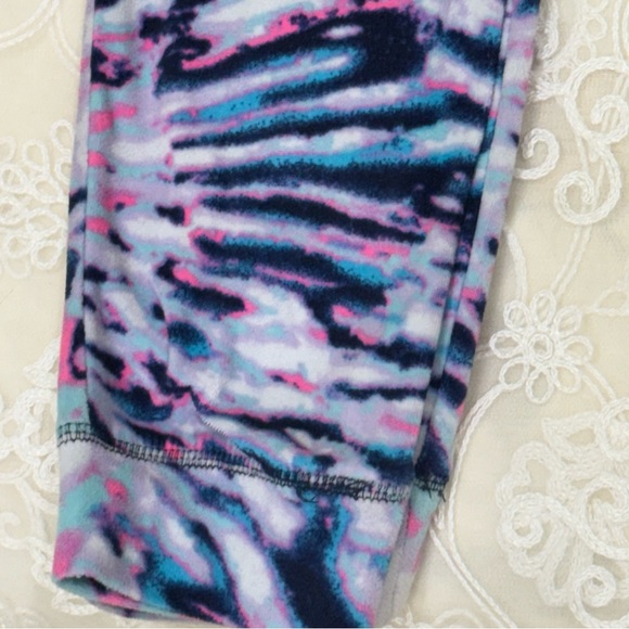 Justice Vibrant Tie-Dye and Solid Black Joggers - Picture 4 of 9